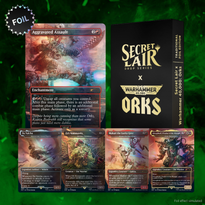 Secret Lair: Drop Series - Secret Lair x Warhammer 40,000 (Orks - Foil Edition) | Local Legends