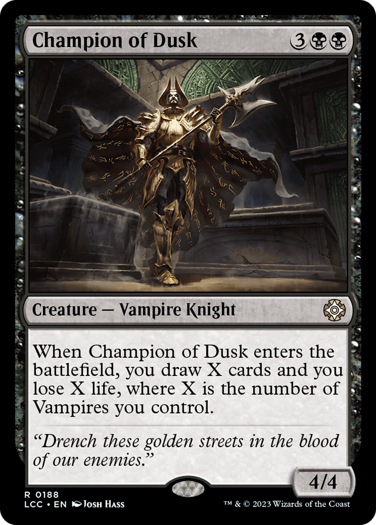 Champion of Dusk [The Lost Caverns of Ixalan Commander] | Local Legends