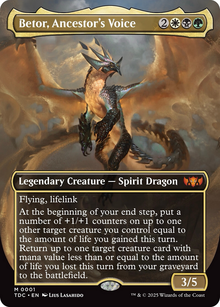 Betor, Ancestor's Voice (Borderless) [Tarkir: Dragonstorm Commander] | Local Legends