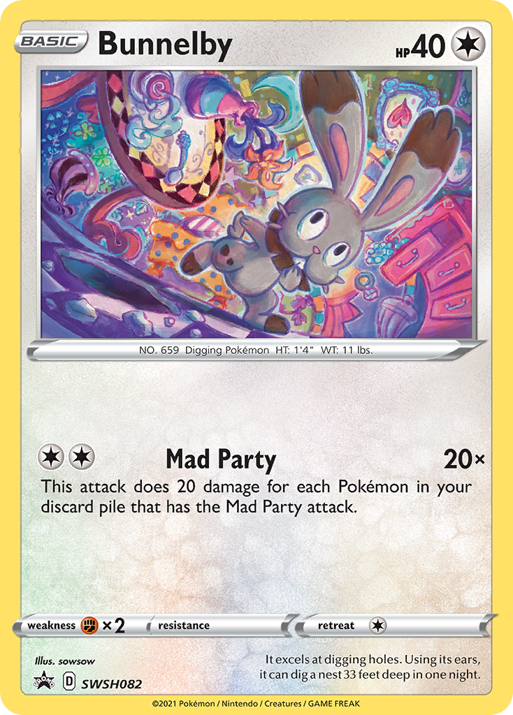 Bunnelby (SWSH082) [Sword & Shield: Black Star Promos] | Local Legends