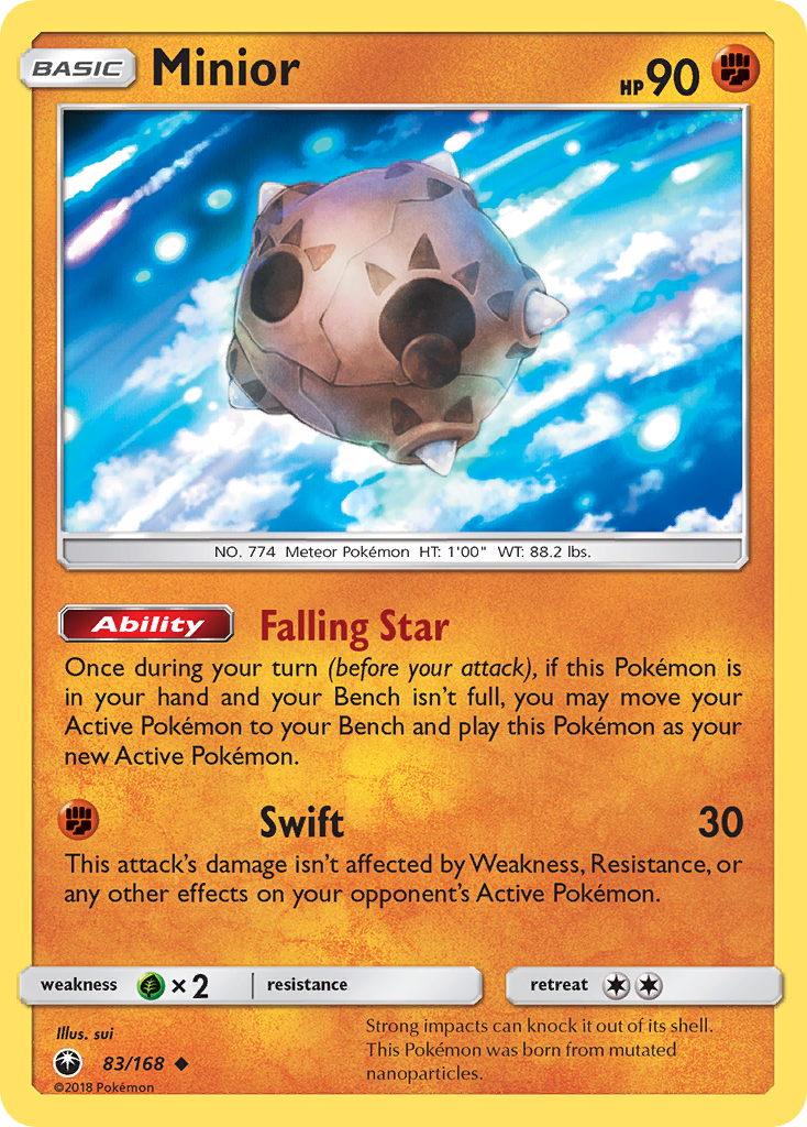 Minior (83/168) [Sun & Moon: Celestial Storm] | Local Legends