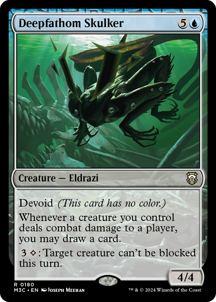 Deepfathom Skulker (Ripple Foil) [Modern Horizons 3 Commander] | Local Legends