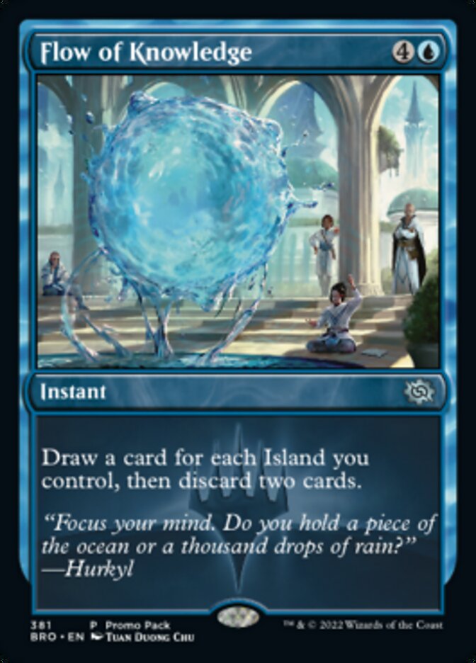 Flow of Knowledge (Promo Pack) [The Brothers' War Promos] | Local Legends