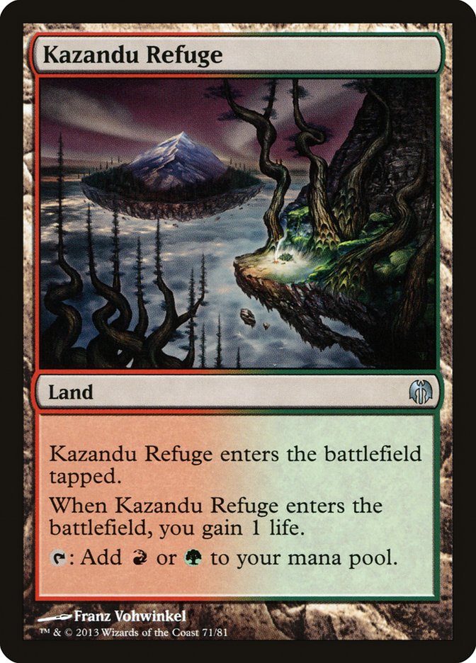 Kazandu Refuge [Duel Decks: Heroes vs. Monsters] | Local Legends
