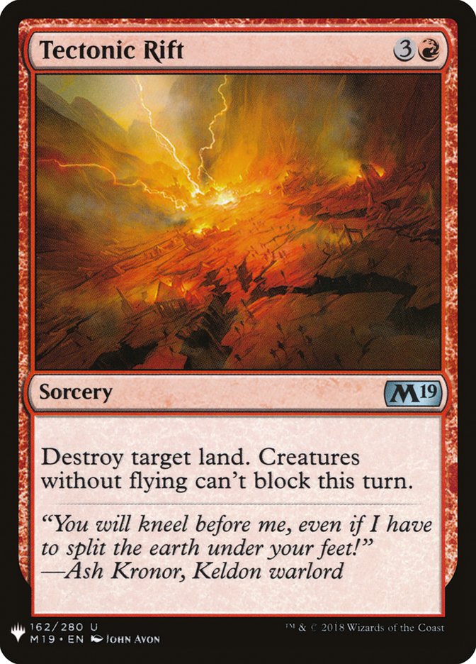 Tectonic Rift [Mystery Booster] | Local Legends
