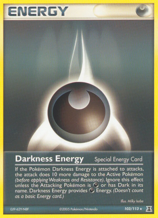 Darkness Energy (103/113) [EX: Delta Species] | Local Legends