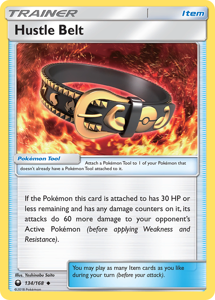 Hustle Belt (134/168) [Sun & Moon: Celestial Storm] | Local Legends