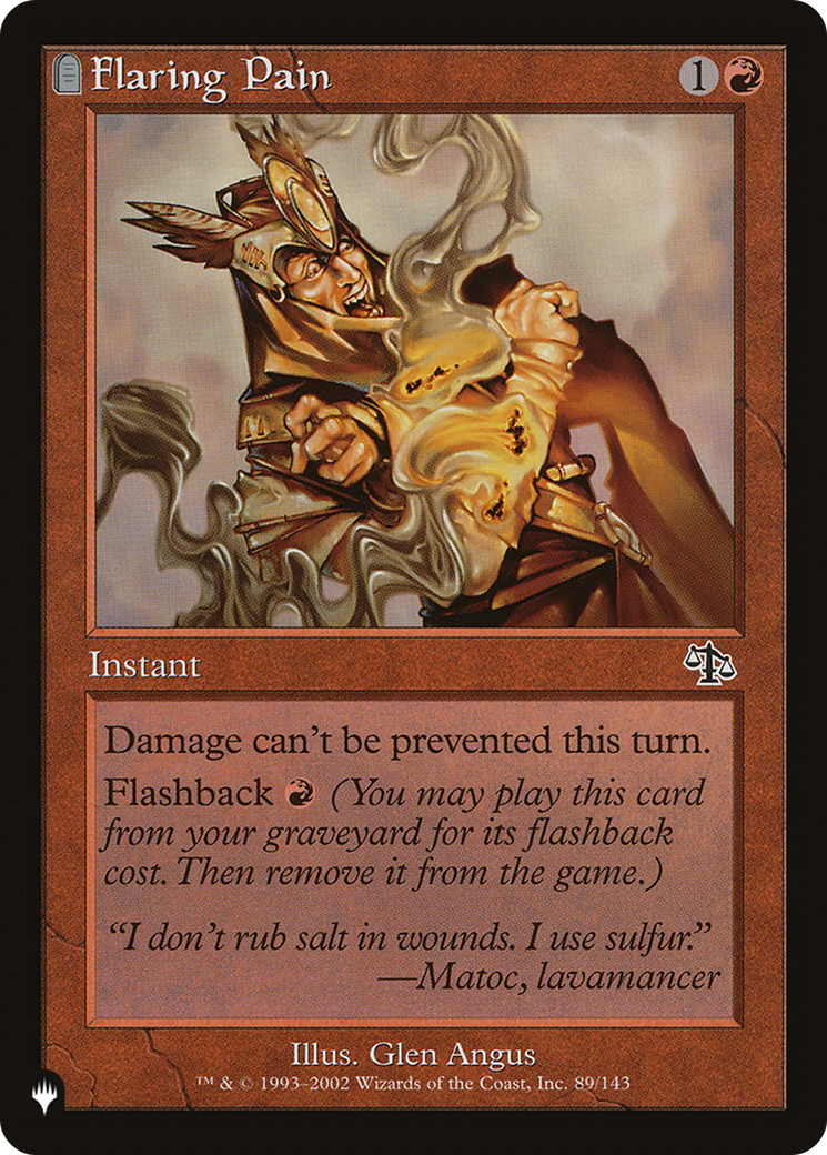 Flaring Pain [The List] | Local Legends