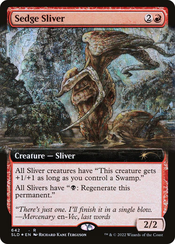 Sedge Sliver (Extended Art) [Secret Lair Drop Promos] | Local Legends
