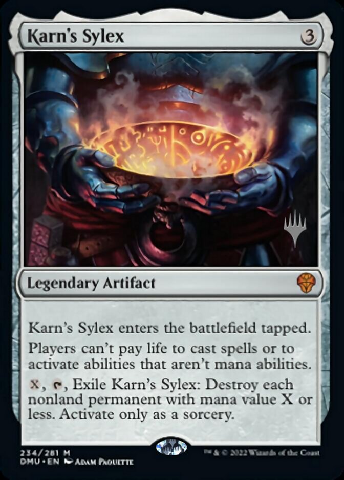 Karn's Sylex (Promo Pack) [Dominaria United Promos] | Local Legends