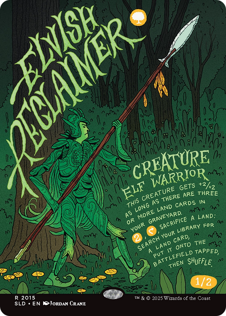 Elvish Reclaimer (Rainbow Foil) [Secret Lair Drop Series] | Local Legends