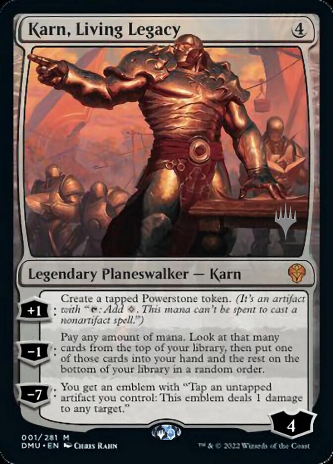Karn, Living Legacy (Promo Pack) [Dominaria United Promos] | Local Legends