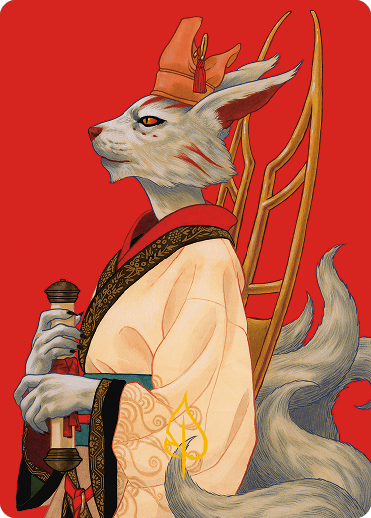 Pearl-Ear, Imperial Advisor Art Card (Gold-Stamped Signature) [Modern Horizons 3 Art Series] | Local Legends