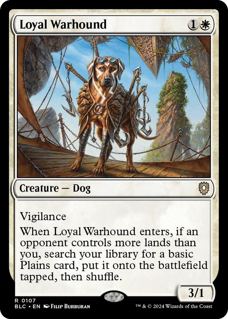 Loyal Warhound [Bloomburrow Commander] | Local Legends