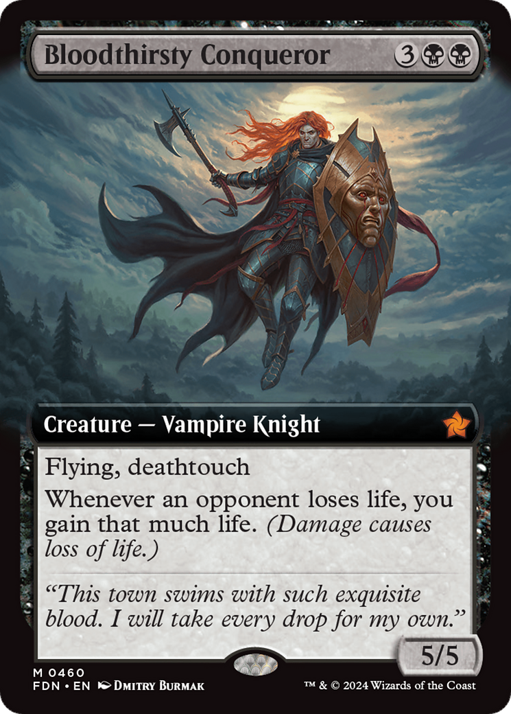 Bloodthirsty Conqueror (Extended Art) [Foundations] | Local Legends