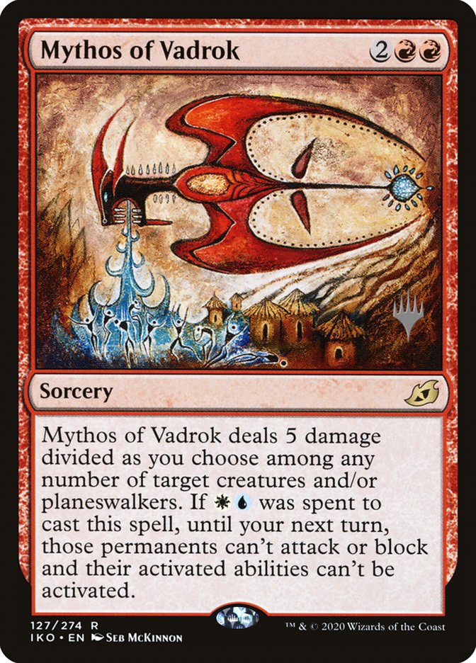 Mythos of Vadrok (Promo Pack) [Ikoria: Lair of Behemoths Promos] | Local Legends