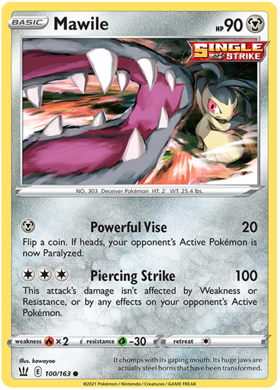 Mawile (100/163) [Sword & Shield: Battle Styles] | Golgari Games