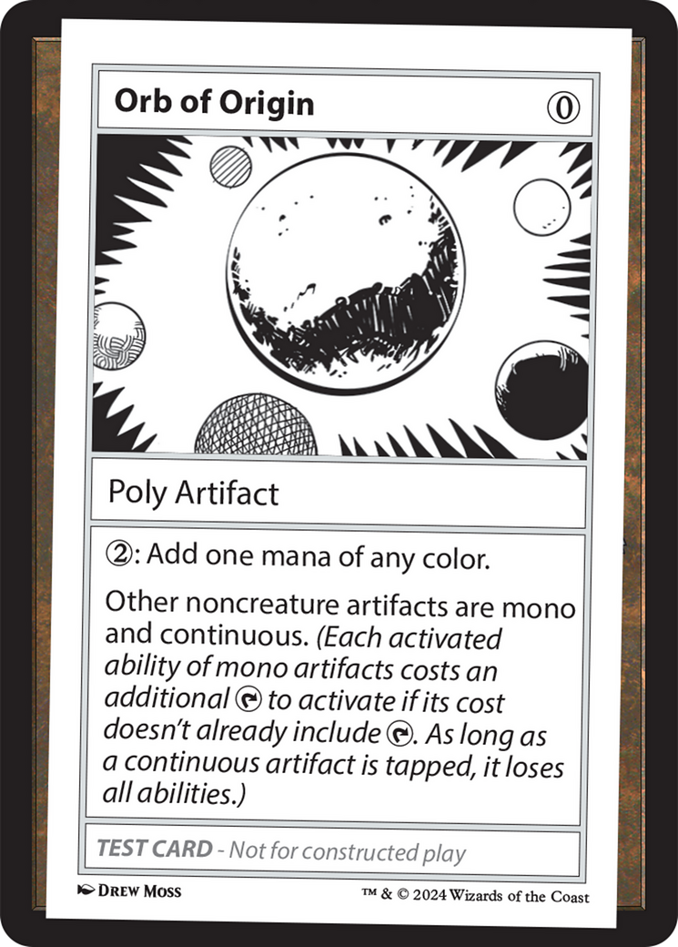 Orb of Origin [Mystery Booster 2 Playtest Cards] | Local Legends