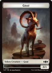 Plant // Goat Double-Sided Token [Tarkir: Dragonstorm Commander Tokens] | Local Legends