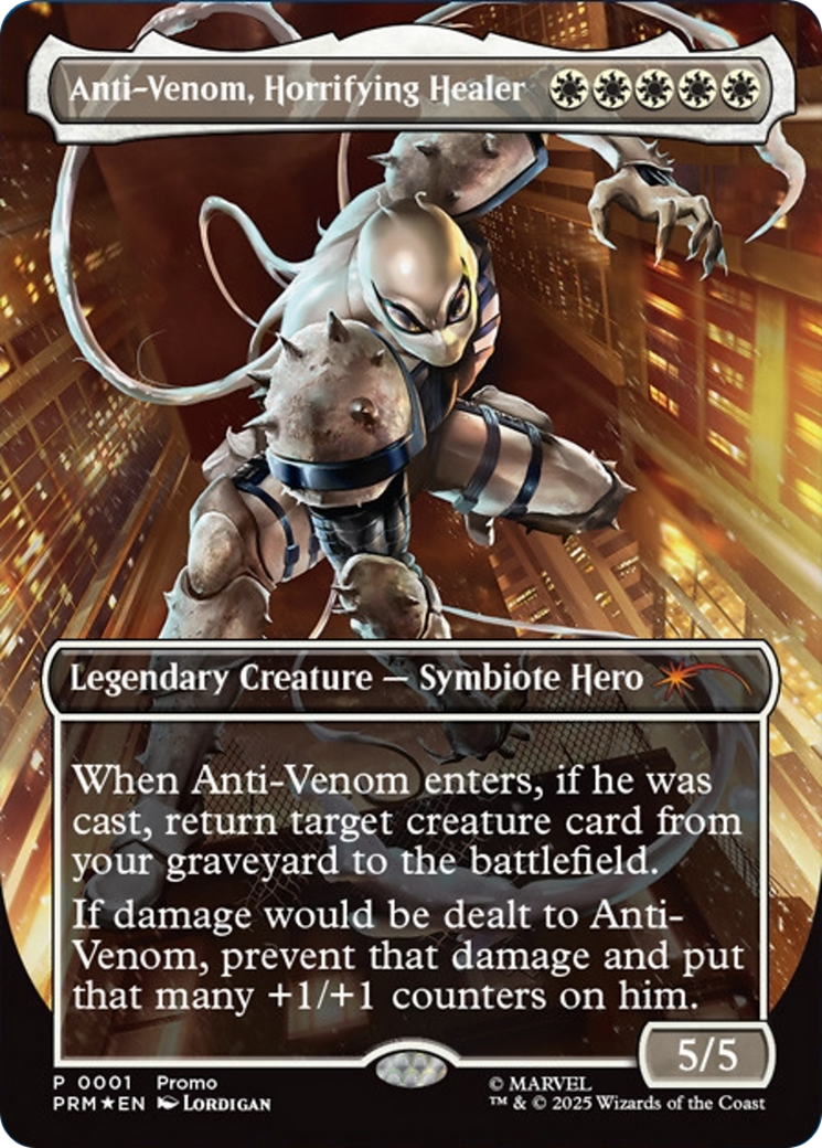 Anti-Venom, Horrifying Healer (Borderless) [Media Promos] | Local Legends