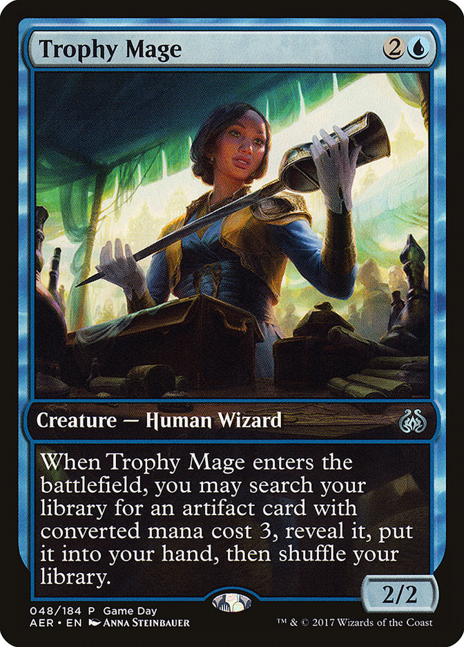 Trophy Mage (Game Day) [Aether Revolt Promos] | Local Legends