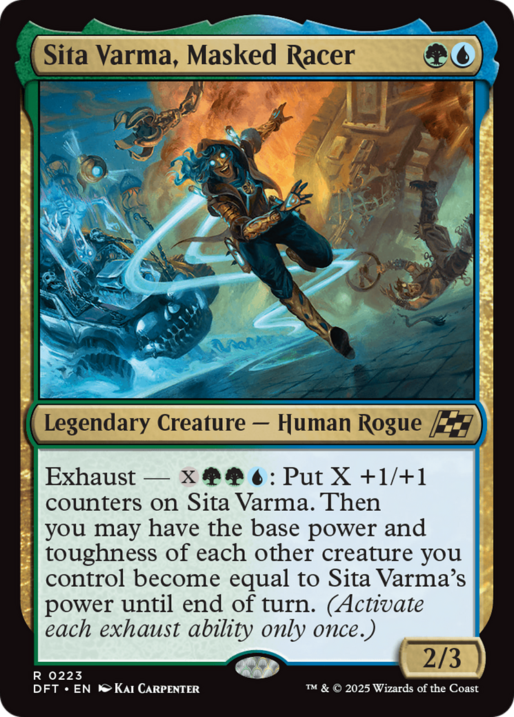 Sita Varma, Masked Racer [Aetherdrift] | Local Legends