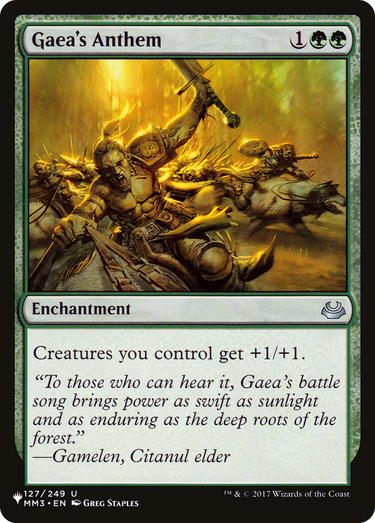 Gaea's Anthem (MM3) [The List] | Local Legends