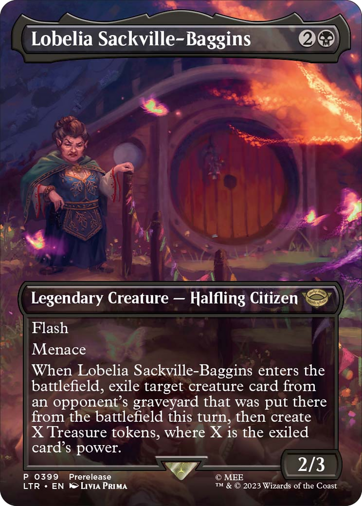 Lobelia Sackville-Baggins (Borderless Alternate Art) [The Lord of the Rings: Tales of Middle-Earth] | Local Legends