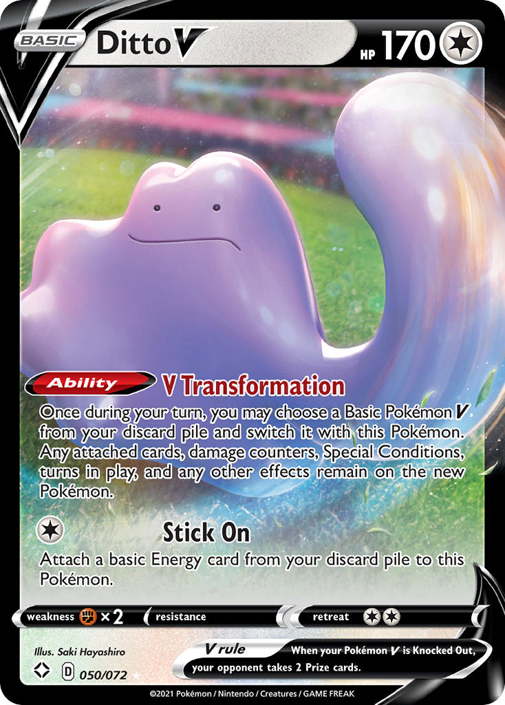 Ditto V (050/072) [Sword & Shield: Shining Fates] | Local Legends