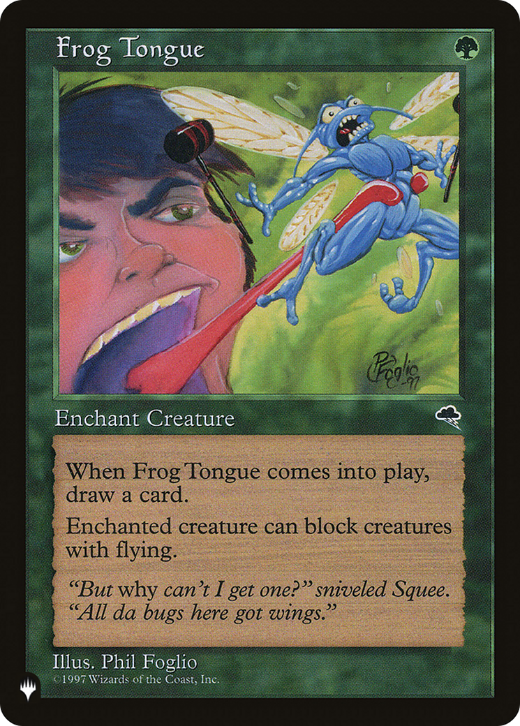 Frog Tongue [The List] | Local Legends