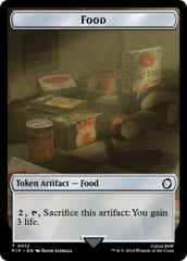 Food (0012) // Copy Double-Sided Token [Fallout Tokens] | Golgari Games