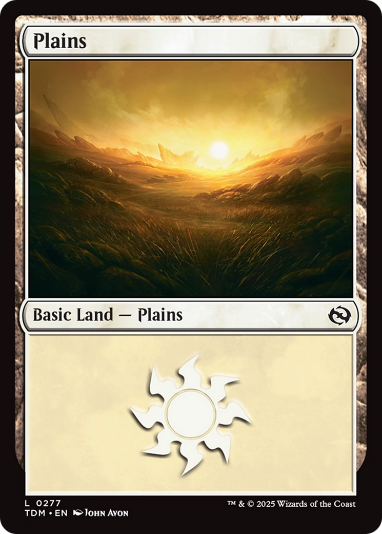 Plains (0277) [Tarkir: Dragonstorm] | Local Legends