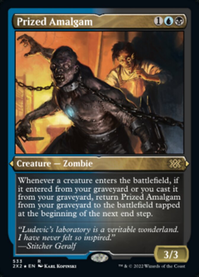 Prized Amalgam (Foil Etched) [Double Masters 2022] | Local Legends