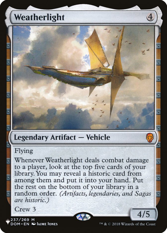 Weatherlight [The List] | Golgari Games