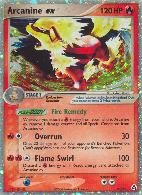 Arcanine ex (83/92) [EX: Legend Maker] | Local Legends
