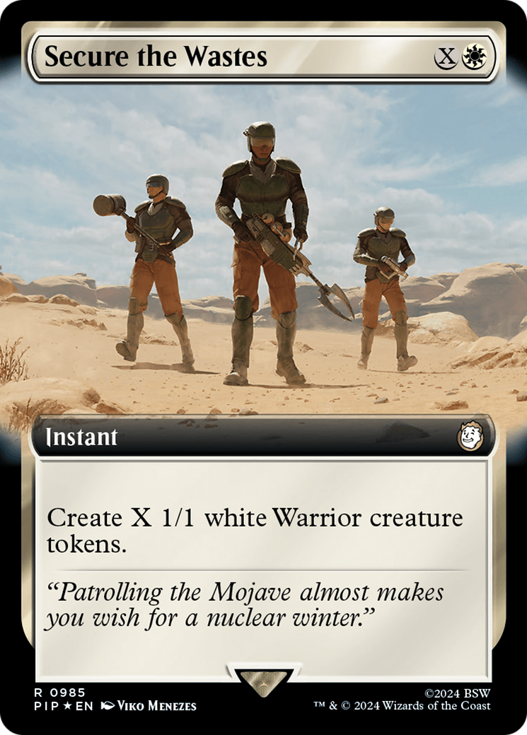 Secure the Wastes (Extended Art) (Surge Foil) [Fallout] | Local Legends