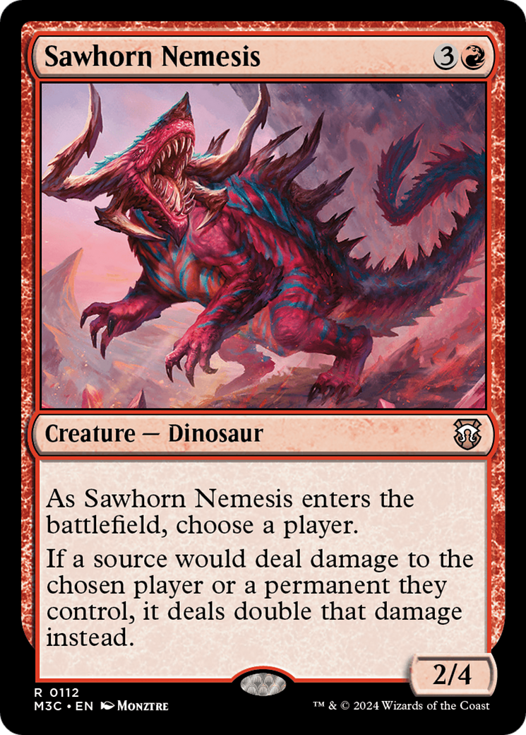 Sawhorn Nemesis [Modern Horizons 3 Commander] | Local Legends