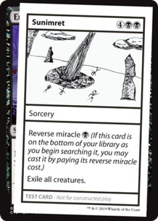 Sunimret (2021 Edition) [Mystery Booster Playtest Cards] | Local Legends