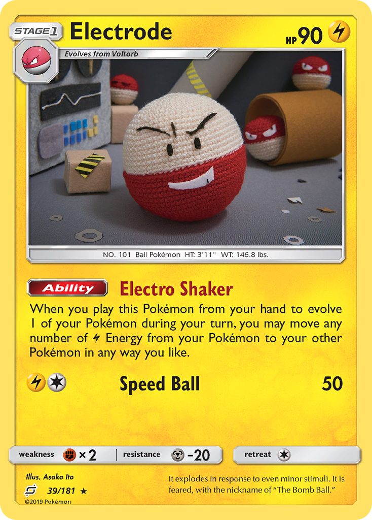 Electrode (39/181) [Sun & Moon: Team Up] | Local Legends