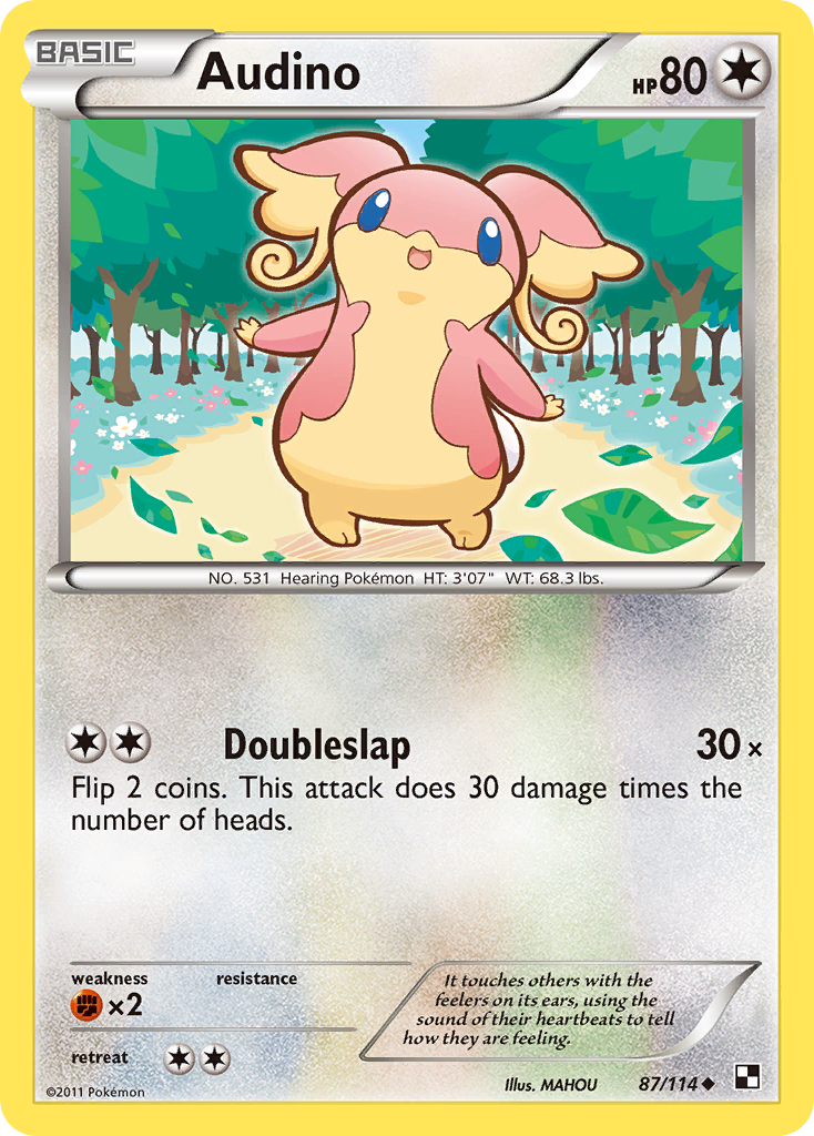 Audino (87/114) [Black & White: Base Set] | Local Legends