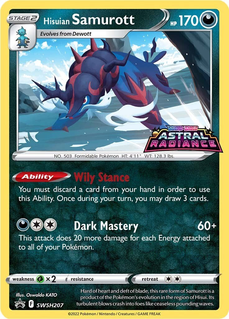 Hisuian Samurott (SWSH207) [Sword & Shield: Black Star Promos] | Local Legends