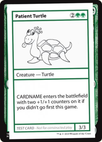 Patient Turtle (2021 Edition) [Mystery Booster Playtest Cards] | Local Legends