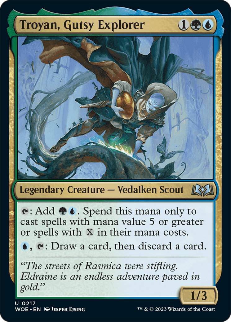 Troyan, Gutsy Explorer [Wilds of Eldraine] | Local Legends