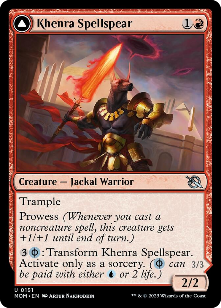 Khenra Spellspear // Gitaxian Spellstalker [March of the Machine] | Local Legends