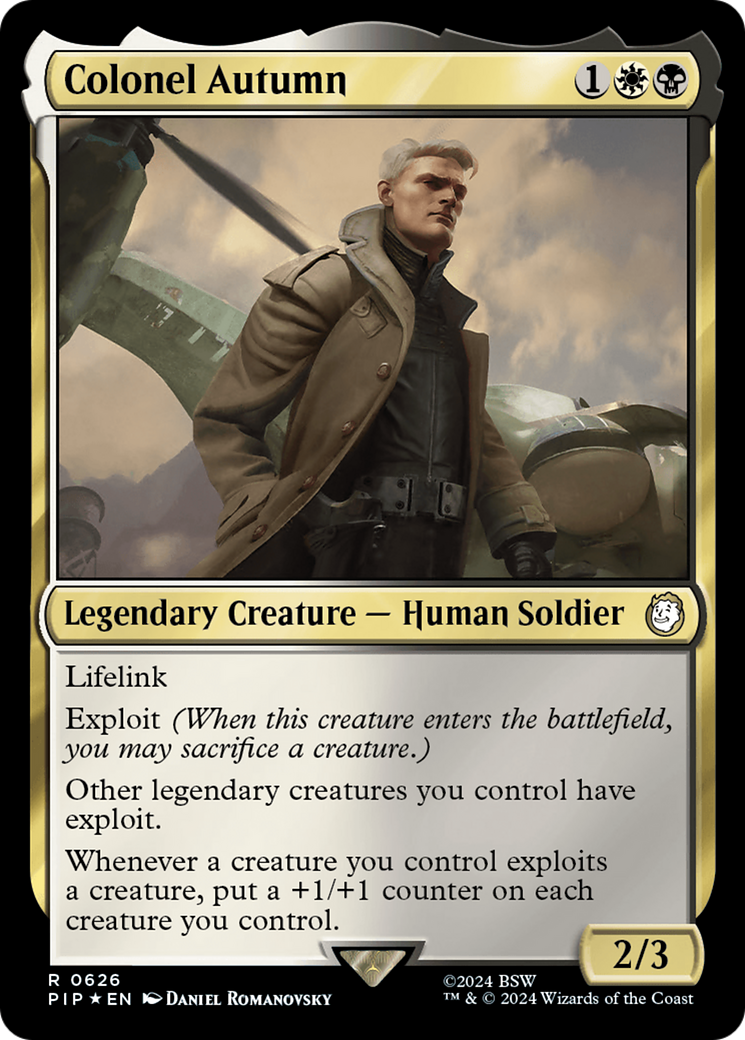 Colonel Autumn (Surge Foil) [Fallout] | Local Legends