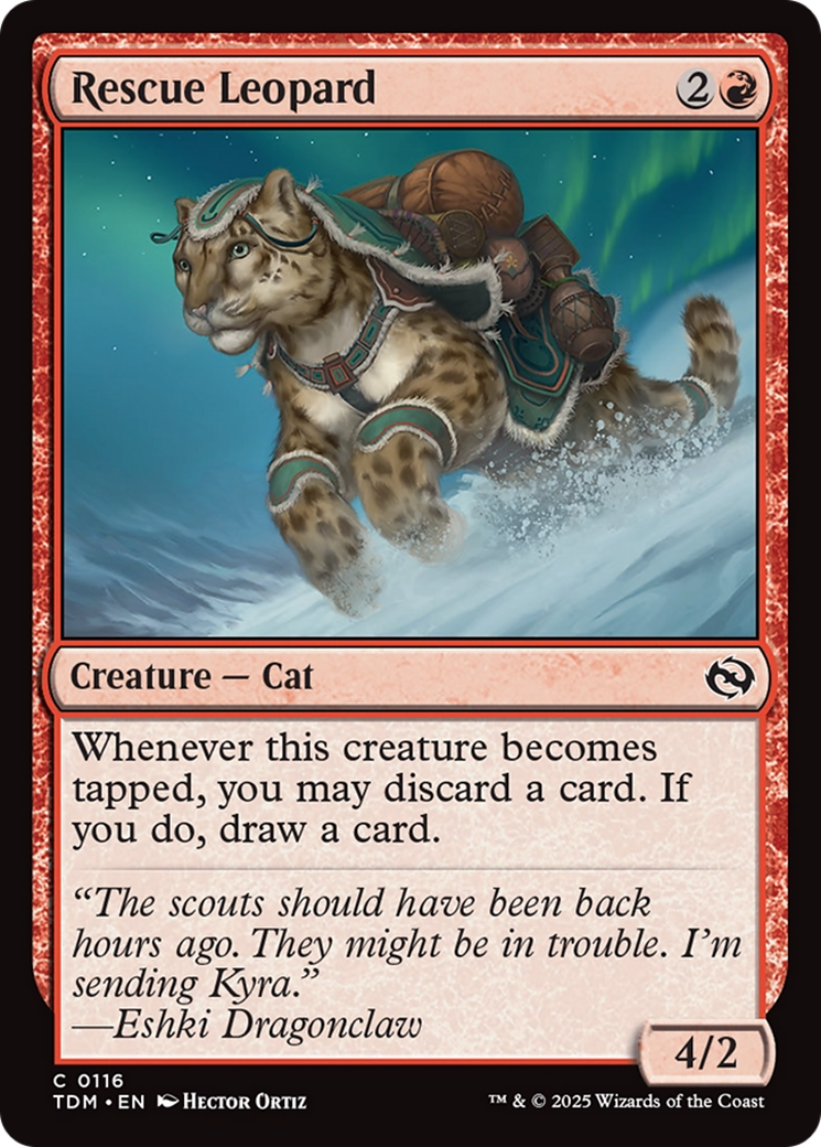 Rescue Leopard [Tarkir: Dragonstorm] | Local Legends
