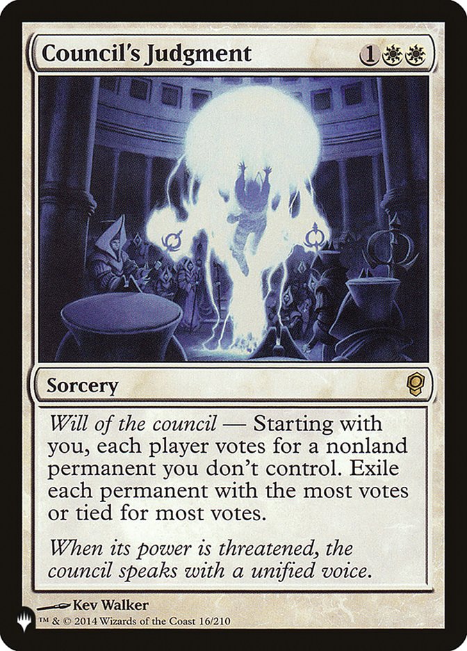 Council's Judgment [The List] | Local Legends