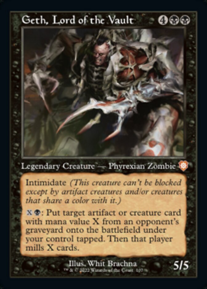 Geth, Lord of the Vault (Retro) [The Brothers' War Commander] | Local Legends