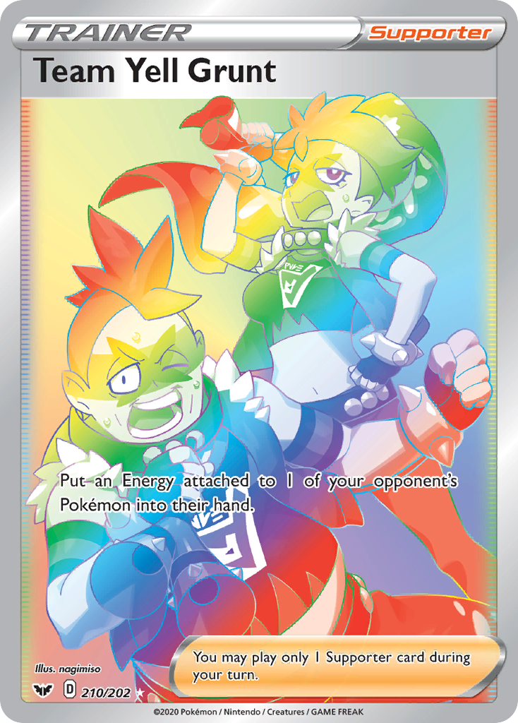 Team Yell Grunt (210/202) [Sword & Shield: Base Set] | Local Legends