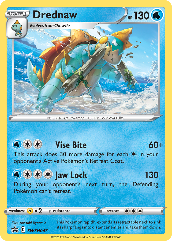Drednaw (SWSH047) [Sword & Shield: Black Star Promos] | Local Legends